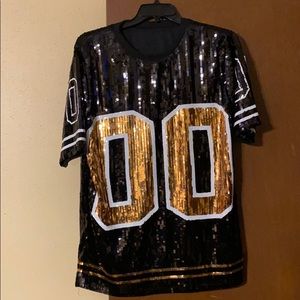 Sequin Saints jersey